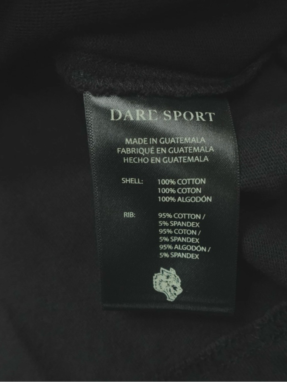 Darc Sport Wolves Graphic Tee - Black with White Print - Picture 5 of 7